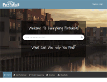 Tablet Screenshot of everythingportishead.co.uk